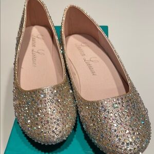 Lauren Lorraine Gold and Silver Sparkling Flats